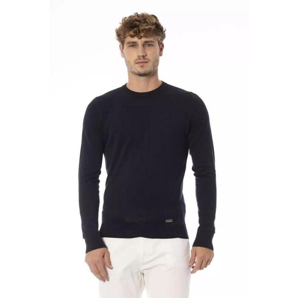 Baldinini Trend Blue Cashmere Men's Sweatshirt